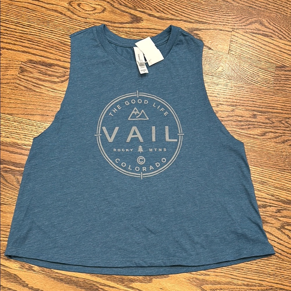 NWT Women's Blue Vail Sleeveless Top